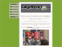Tablet Screenshot of gigatrontv.com